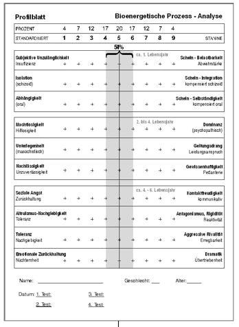 Auswertungsblatt